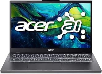 acer Aspire 15 AI Ready Laptop | 15.6" FHD 1920 x 1080 IPS Display | AMD Ryzen 7 8840HS | AMD Radeon 780M Graphics | 16GB DDR5 | 1TB Gen4 SSD | Wi-Fi 6E | Copilot Key | Windows 11 Home | A15-61M-R8B0
