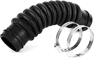 AEM73213001 LG Washer Tub to Pump Connector Drain Hose Assembly, Pump Outlet for LG Washing Machine, More Thicker With 2 Stainless Steel Hose Clamps