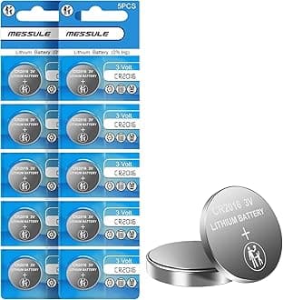 CR2016 3V Lithium Battery – 3 Volt 2016 Coin Cell Battery 10 Pack CR2016 Batteries for car Remote – 2016 Battery Replacement for Watch Key Fob Computers-10 Year Shelf Life