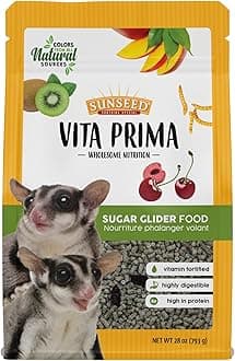 Vitakraft Sunseed Vita Prima Wholesome Nutrition Sugar Glider Food, 1.75 LBS
