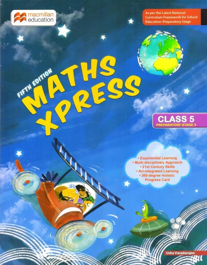 Maths Xpress Reader 2024 Class 5 by Usha Varadarajan | Math Express Series | Maths Series