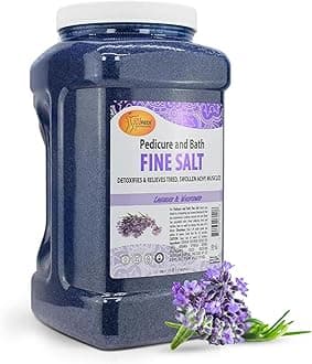 Foot Soak for Pedicure Preparation & Therapeutic Foot Treatment | Pure Mineral Power for Superior Detoxification & Deep Skin Nourishment | Luxurious Spa-Level Calm & Rejuvenation 128 Oz