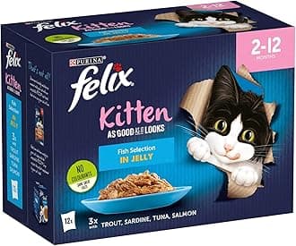 As Good As It Looks Kitten Fish Selection Cat Food 12x100g