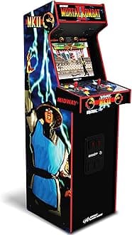 Arcade1Up Mortal Kombat II Deluxe Arcade Machine for Home - 5 Feet Tall - 14 Classic Games