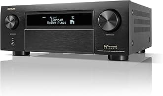 AVR-X6800H 11.4 Channel AV Receiver - 140W/Ch, Built-in HEOS, WiFi, & Bluetooth - Dolby Vision, HLG, HDR10+, Dynamic HDR & Dolby Atmos Height Virtualization - Home Audio Receivers & Amplifiers