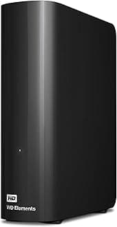WD 3TB Elements Desktop Hard Drive HDD, USB 3.0, Compatible with PC, Mac, PS4 & Xbox - WDBWLG0030HBK-NESN
