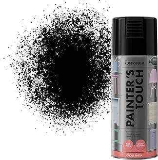 400ml Painter's Touch Spray Paint Aerosol - Gloss Black