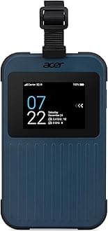 Acer Connect Enduro M3 Wifi 5G Router I 2.4-inch Touchscreen I Ruggedized Design MIL-STD-810H I 2 x 2 MIMO Connectivity I 6500mAh Battery I IP54 Certified, vSIM & Physical SIM support I USB 3.0 Type C