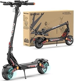 3000W Dual Motor Electric Scooter for Adults - 35MPH Top Speed, 45Miles Long Range, Foldable Off-Road/Commuter E-Scooter with 10 Inch Highways Tires, Dual Shock Absorption