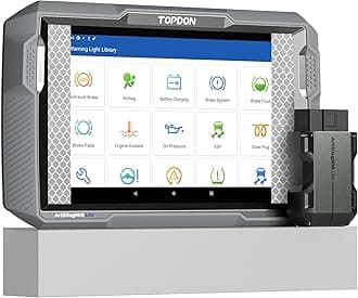 TOPDON Bidirectional Scan Tool, 2024 New ArtiDiag900 Lite Automotive Diagnostic Tool for Full System, Scanner for Car with Active Test, Wireless OBD2 Scanner Diagnostic Tool for All Vehicles-White
