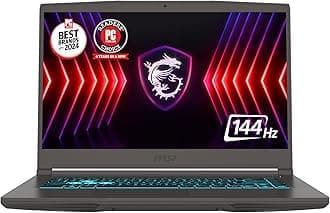 Thin 15 15.6” 144Hz FHD Gaming Laptop: Intel Core i7-13620H, NVIDIA Geforce RTX 4050, 16GB DDR4, 512GB NVMe SSD, WiFi 6E, Win 11: Black B13VE-2678US