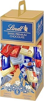 Swiss Premium Assorted Napolitans Dark Chocolate Finest Collection Of Swiss Chocolate Gift Box individually wrapped 350 grams