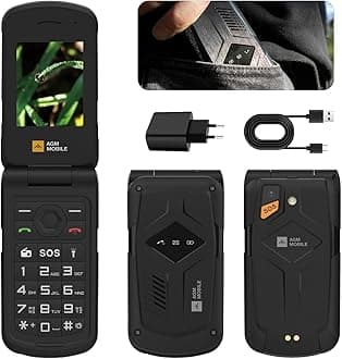 AGM M10 Rugged Flip Phone - MIL-STD-810H Certified, Waterproof & Dustproof | ...