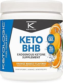 Keto BHB (Orange Mango Flavor) 30 Servings - Exogenous Ketone Supplement with goBHB, Beta-Hydroxybutyrate Salts