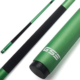 GSE Games & Sports Expert 58" 2-Piece Fiberglass Graphite Composite Billiard Pool Cue Stick(4 Colors, 18-21oz)