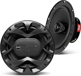 CH6530B Chaos Series 6.5 Inch Car Stereo Door Speakers - 300 Watts Max, 3 Way, Full Range Audio, Tweeters, Coaxial, Sold in Pairs…