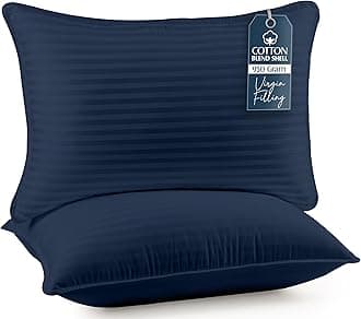 Utopia BeddingBed Pillows for Sleeping Standard Size (Navy), Set of 2, Cooling Hotel Quality, for Back, Stomach or Side SleepersOEKO-TEX STANDARD 100