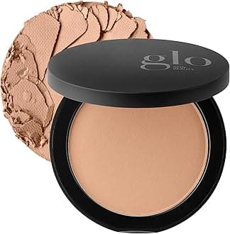 Pressed Base Powder Foundation Makeup (Natural Dark) - Flawless Coverage for a Radiant Natural, Second-Skin Finish