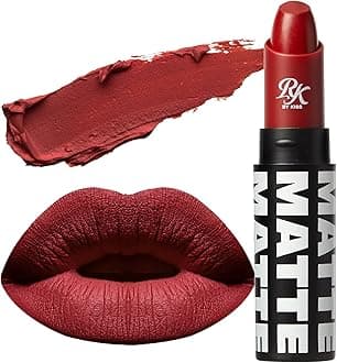 Ruby Kisses Matte Lipstick, 0.12 Ounce (Red Carpet)
