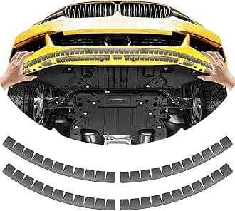 Front Bumper Scrape Guard 4 Pack Car Universal Black Bumper Lips Scrape Guard Car Under Bumper or Anti-Scratch DIY Protector for Lowered Cars, Sport Cars and SUV