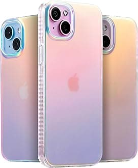 LONLI Hue - for iPhone 15 Case - Iridescent [3 Meter Drop Protection] - Shockproof Cover, Color Changing Effect Smartphone Case | Cute and Unique for Women, Girls and Men (2023)
