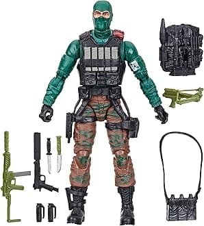 G.I. Joe Classified Series Retro Cardback Beach Head Collectible 6" Action Figure with 10 Accessories