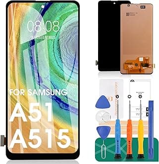 INCELL for Samsung Galaxy A51 Screen Replacement for Samsung A51 Display for Galaxy A51 LCD for Galaxy A51 Digitizer for SM-A515U SM-A515F Touch Screen Assembly Repair Parts?No Fingerprint Function?