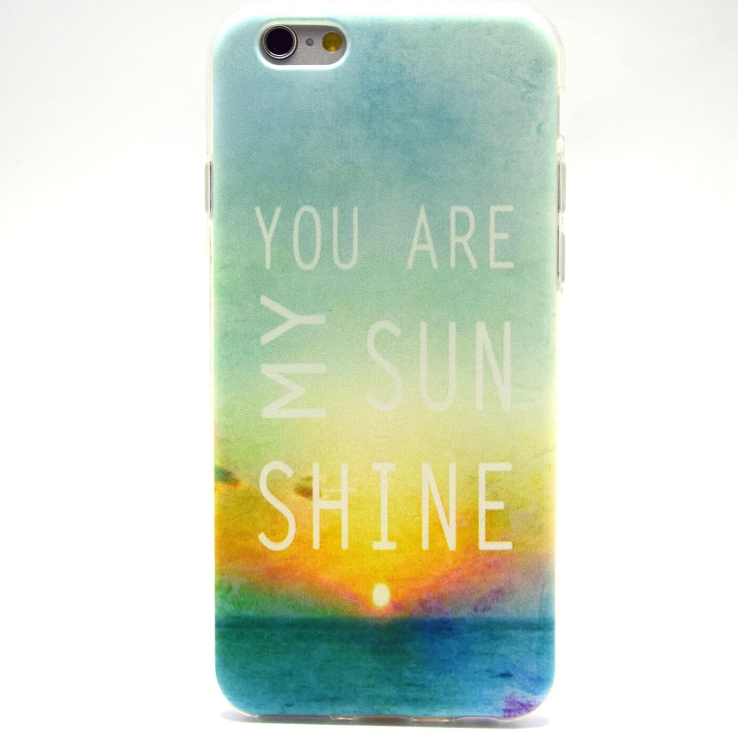 iPhone 6 Case, iPhone 6 (4.7 Inch) Case - LUOLNH Fashion Style Colorful Painted You Are My Sunshine TPU Case Back Cover Protector Skin For iPhone 6 4.7Inch(You Are My Sunshine)