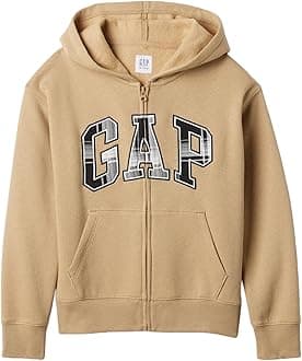 GAP Boys' V-New Fz Arch Hood Sweatshirt