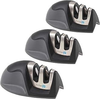 KitchenIQ Edge Grip Sharpener - 3 Pack