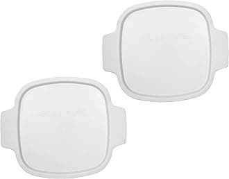 Stovetop A-1-PC 1.5 Quart Square White Plastic Lid - 2 Pack
