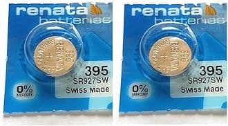 Renata SR927SW Set of Two 395 Watch Batteries