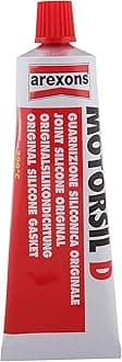AREXONS MOTORSIL D ORGINAL RED MOTOR PASTE 60 g Silicone Gasket Gasket High Temperature Engine Sealant Putty for Engine Gaskets Resistant Vibration Absorption Easy Removal