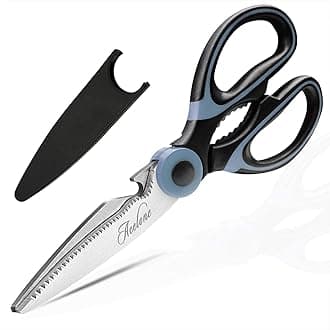 Acelone Kitchen Shears Premium Heavy Duty Shears Ultra Sharp Stainless Steel Multi-function Kitchen Scissors for Chicken/Poultry/Fish/Meat/Vegetables/Herbs/BBQ