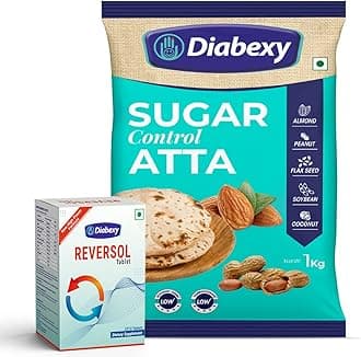 Diabexy Atta Sugar Control for Diabetes1kg with Diabexy Reversol- 30 Tablets
