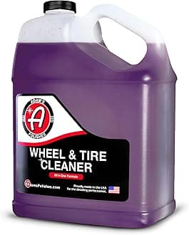 Adam's Polishes Wheel & Tire Cleaner Gallon - Professional All in One Tire & Wheel Cleaner Car Wash Wheel Well Cleaning Spray for Car Detailing | Safe On Most Rim Finishes