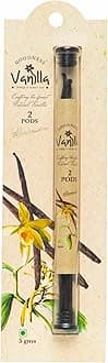 100% Natural Premium Grade A Vanilla Bean/Pods 15cm+ for Cooking, Baking, Ice Cream, Coffee Brewing and Desserts - 2 Pods (Pack of 1), 5 gram