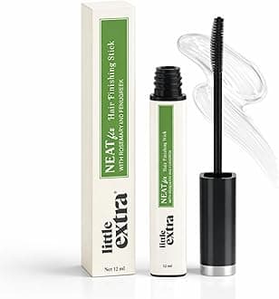 Little Extra Frizz Free Hair Finishing Stick Gel – Flyaway, Baby Hair & Frizzy Hair Fixer for Women | Anti Frizz, Hair Thickening, Straightener Gel | Rosemary & Fenugreek, Non-Greasy, Travel-Friendly