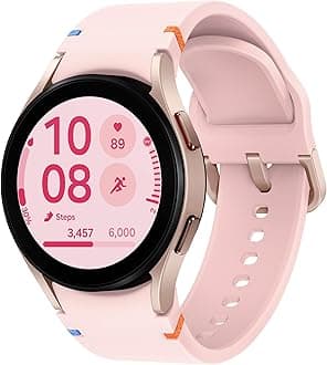 Galaxy Watch FE 40mm Bluetooth AI Smartwatch w/Fitness Tracking, BIA Sensor, Personalized HR Zones, Heart Rate Tracker, Sleep Monitor, 2024, Pink Gold [US Version, 1Yr Manufacturer Warranty]