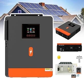 4.2kw 6.2kw Hybrid Solar Inverter, On Grid Pure Sine Wave Inverter, With Mppt 120a Solar Charger,500v Pv Max Voltage, Solar Power Array Controller,6.2KW48V-withWIFI