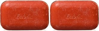 SOAP WORKS - Natural Scented Anti-Bacterial Bar Soap for Acne and Deodorant Use - Carbolic (Pack of 2)