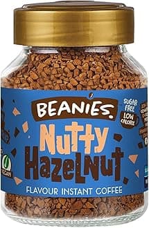 Beanies Nutty Hazelnut Flavoured Instant Coffee 50 gr ( Pack of 1)