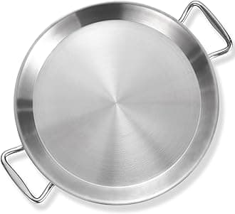 13 Inch Tri-ply Stainless Steel Griddle Pan