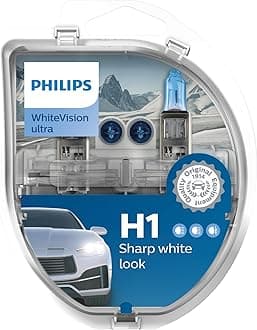 Philips WhiteVision ultra H1 car headlight bulb, set of 2