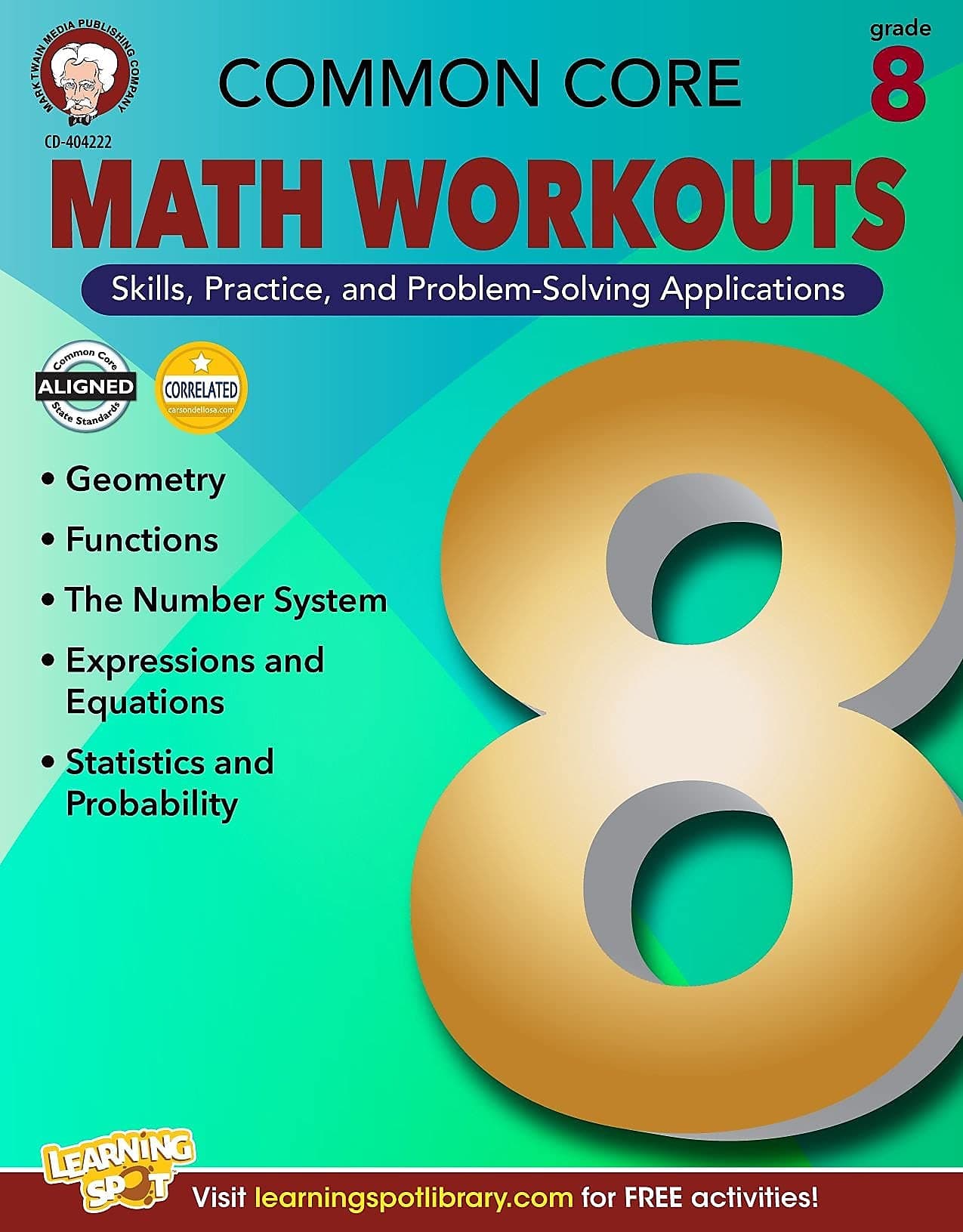 Common Core: Math Workouts, Grade 8
