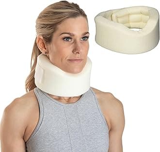 Rolyan Universal Contour Cervical Collar Brace, Cream Color, 2"