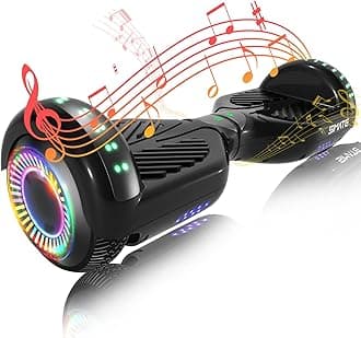 Hoverboard, Bluetooth All Terrain Hover Boards with LED Lights and APP Control, Gifts for Kids Adults Girls Boys, for All Ages