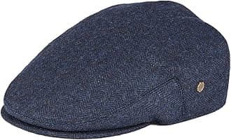 Men's Herringbone Flat Ivy Newsboy Hat Wool Blend Gatsby Cabbie Cap