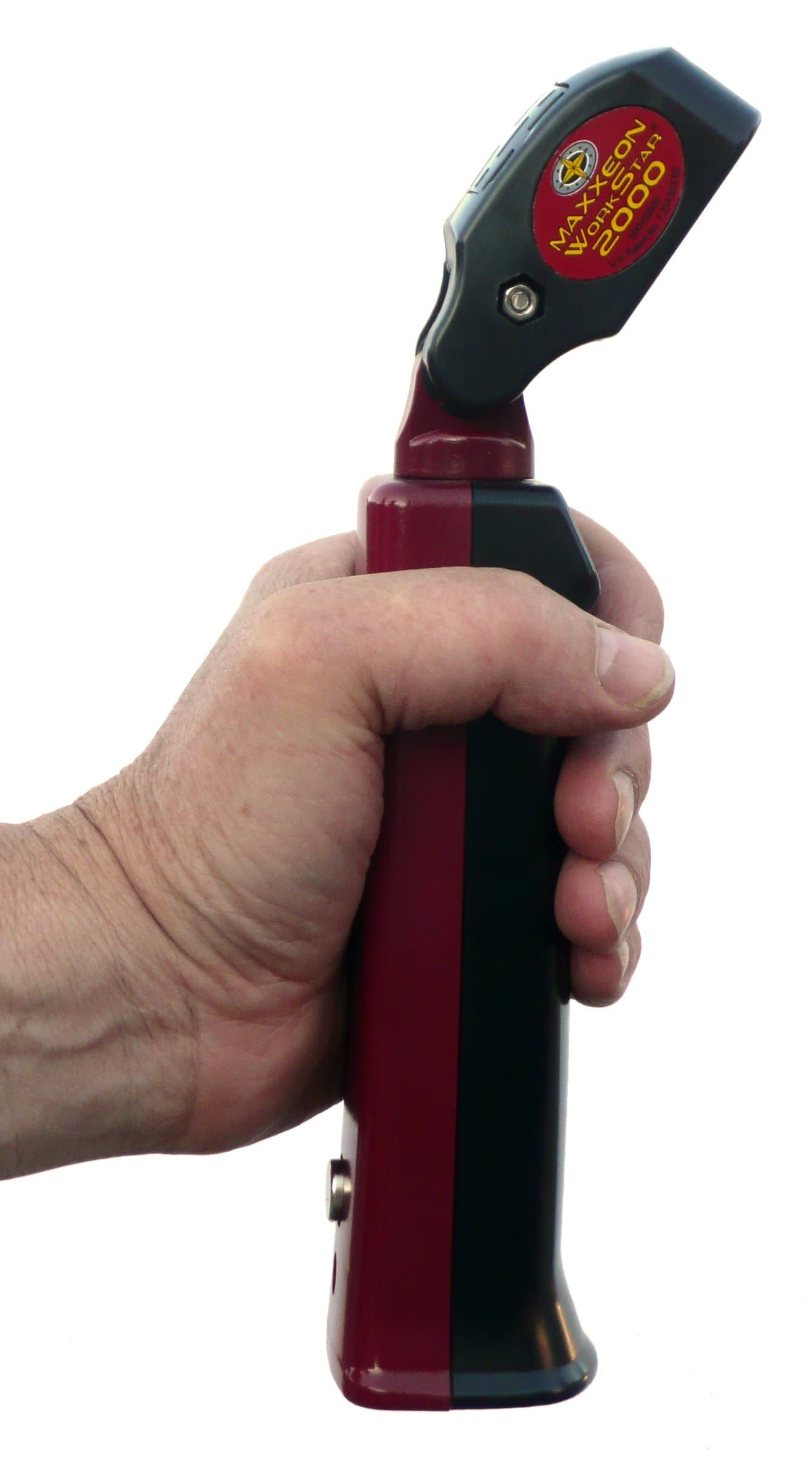 MAXXEON 02000 WorkStar 2000 Technicians Work Light, High Impact ABS, 12" Length x 1.5" Width x 1.5" Height, Square,Small, Red