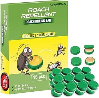 MANSPOT Natural Cockroach Killer for Kitchens, Bathrooms, and Cabinets, Eco-Friendly Home Remedy for Indoor & outdoor Cockroach Control (18)